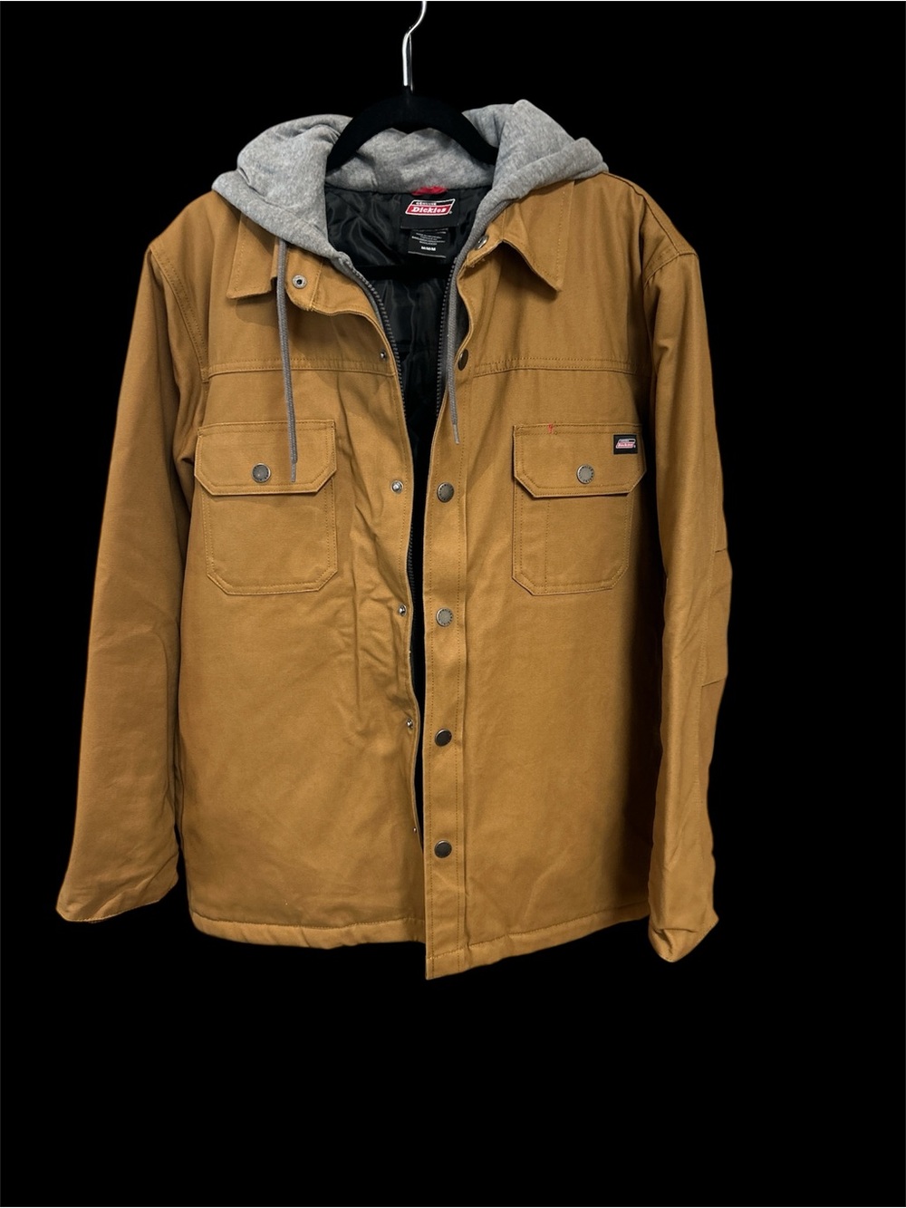 Dickies Brown Jacket with Grey Hood